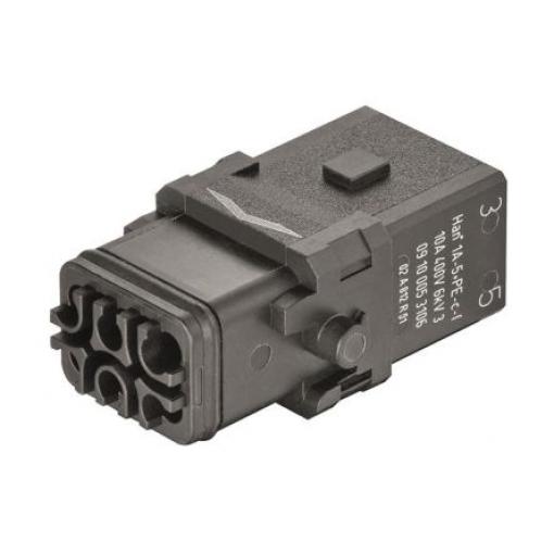 HARTING Vložka napájecího konektoru pro vysoká zatížení 10 A Vnitřní Han 1A 5