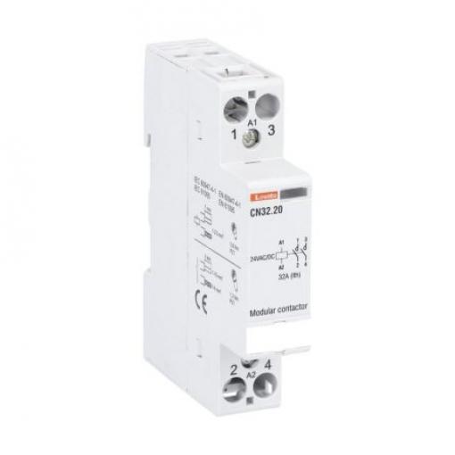 Lovato 2 NO Stykač napětí ve vinutí 24V ac/dc 2pólový 32 A 110V ac s 2 NO kontakty 24V ac/dc Řízení motoru, rozsah: CN