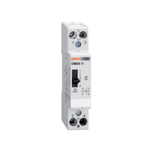 Lovato 1 NO, 1 NC Stykač napětí ve vinutí 220V ac, 230 V ac 1pólový 20 A 110V ac s 1 NO/1 NC kontakty 220V Bezpečnost,