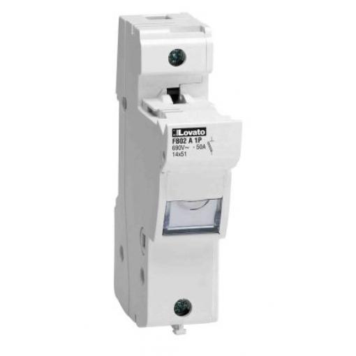 Držák pojistek s montáží na rám 50 A 690 V ac Lovato 14 x 51 mm 1pólový