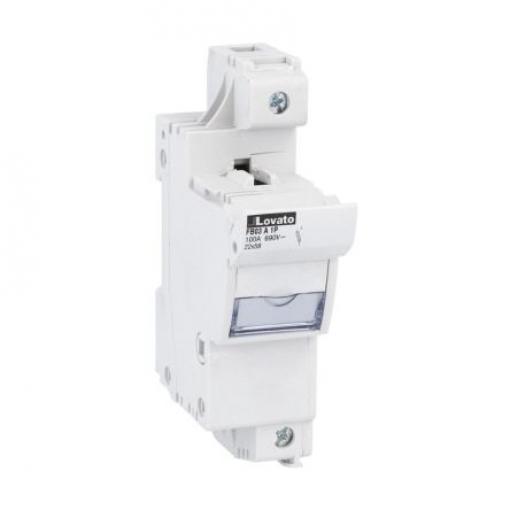 Držák pojistek s montáží na rám 100 A 690 V ac Lovato 22 x 58 mm 1pólový