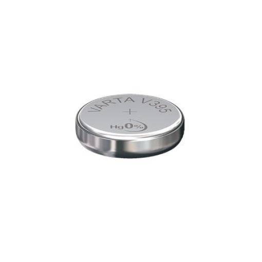Knoflíková baterie 1.55 V Elektrolyt NaOH, Oxid stříbrný, Zinek 9.5 mm SR927SW (SR57) 38 mAh Varta