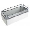 Fibox Pouzdro, řada: Piccolo IP67, IP66 Nestíněný barva Šedá IK08 barva Průhledné Polykarbonát 170 mm 65 mm 80 mm