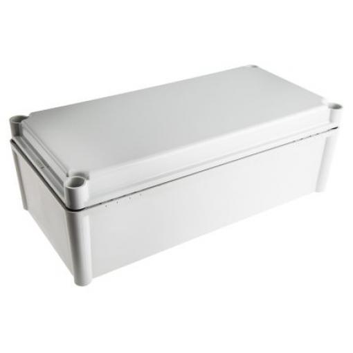Fibox Pouzdro, řada: SOLID PC IP67 Nestíněný barva Šedá IK09, IK08 barva Šedá Polykarbonát 378 mm 130 mm 188 mm