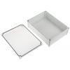 Fibox Pouzdro, řada: SOLID PC IP67 Nestíněný barva Šedá IK09, IK08 barva Průhledné Polykarbonát 378 mm 130 mm 278 mm