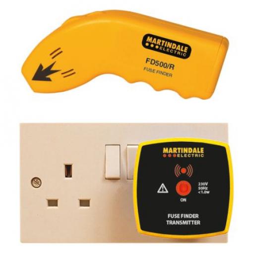 Vyhledávač pojistky, číslo modelu: FD500 FD500 Vyhledávač pojistky hloubka detekce 10cm 70 Hz max. bezpečné napětí 230 V