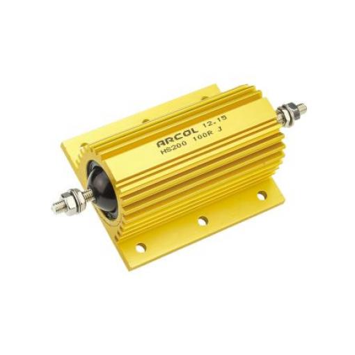 Rezistor pro montáž na rám, řada: HS200 100 Ω ±5 % HS200 100R J 200 W, Hliník, Axiální Vinutý Arcol