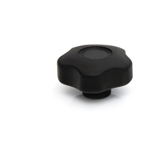 Upínací knoflík Dvoudílné lišty Vnitřní lišta Polypropylen se Soft Touch Termoplastický elastomer barva Černá