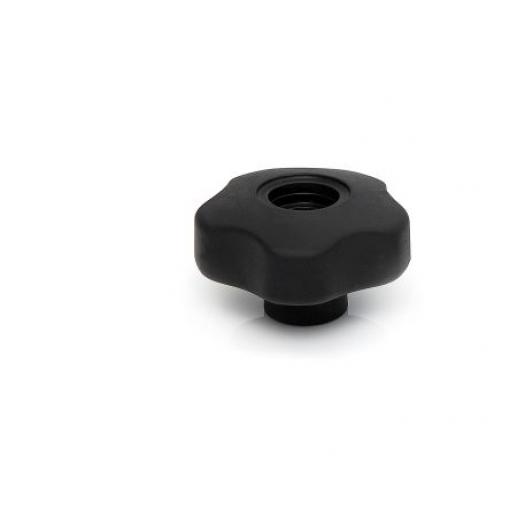 Upínací knoflík Dvoudílné lišty Vnitřní lišta Polypropylen se Soft Touch Termoplastický elastomer barva Černá