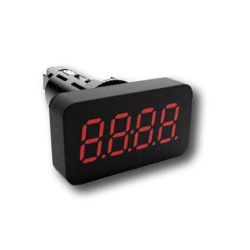 RS PRO Digitální panelový multifunkční měřič 7segmentový displej LED pro Teplota, Odpor, 4