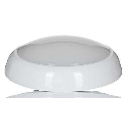 RS PRO Průmyslová svítidla Kulatý Kulatý, 18 W, typ žárovky: LED LED osvětlení přepážkové difuzor, 240V ac, IP54