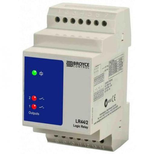 Broyce Control Monitorovací relé, řada: 44 a 2SPNO kontakty Lišta DIN