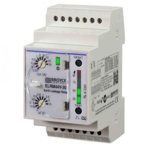 Broyce Control Uzemňovací relé 50 to 400 Hz 30A SPDT, SPNO