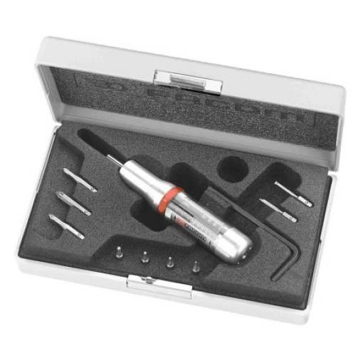 Momentový šroubovák 1.8 mm, 2.5 mm, PH 9, 1.3, 1.5, 2, PZ 0, 1, 2, Sada momentových šroubováků 4-20cN.m Facom