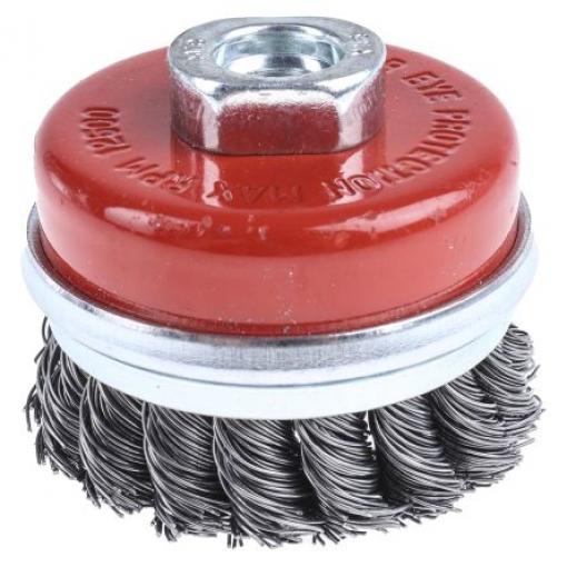 Brusný kartáč RS PRO Ocel Kroucený drát 10 mm