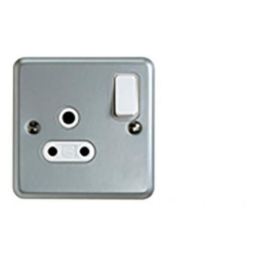 Elektrická zásuvka 1cestná Hliník 5A MK Electric