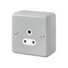 Elektrická zásuvka 1cestná Hliník Spínací proud 5 A Dvojitá zásuvka, Jednoduchá zásuvka BS EN 50082-1:1998, BS