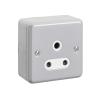 Elektrická zásuvka 1cestná Hliník Spínací proud 15 A USB typu A BS 1363 Part 2:1995BS 1362:1973BS 5733IEC 61558-2-16IEC