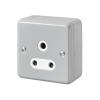 Elektrická zásuvka 1cestná Hliník Spínací proud 15 A USB typu A BS 1363 Part 2:1995BS 1362:1973BS 5733IEC 61558-2-16IEC