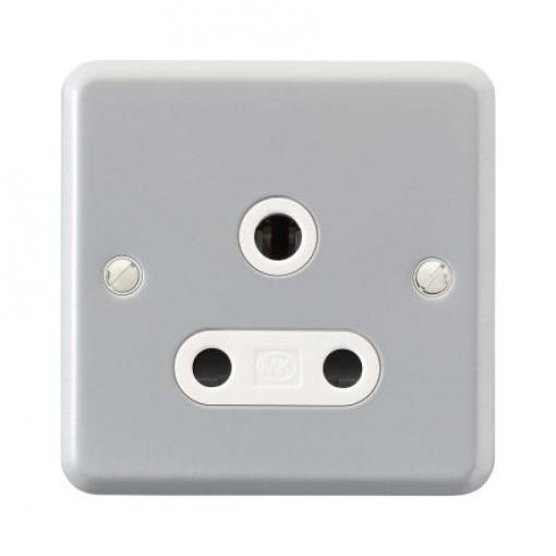 Elektrická zásuvka 1cestná Hliník Spínací proud 15 A USB typu A BS 1363 Part 2:1995BS 1362:1973BS 5733IEC 61558-2-16IEC