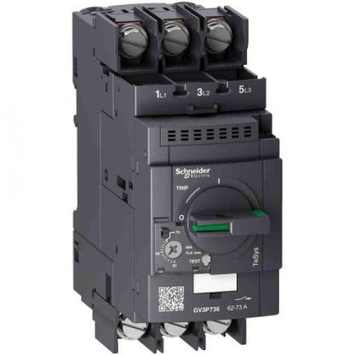 Tepelná pojistka 73 A 3pólový TeSyS GV Schneider Electric TeSys Lišta DIN