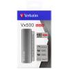 SSD, model: Vx500 Externí 256 bitů 480 GB Verbatim 150 °C -25 °C