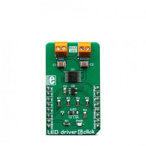 MikroElektronika Vyhodnocovací sada LED MIKROE-3400, LED Driver 6 Click, AL1781 Modul