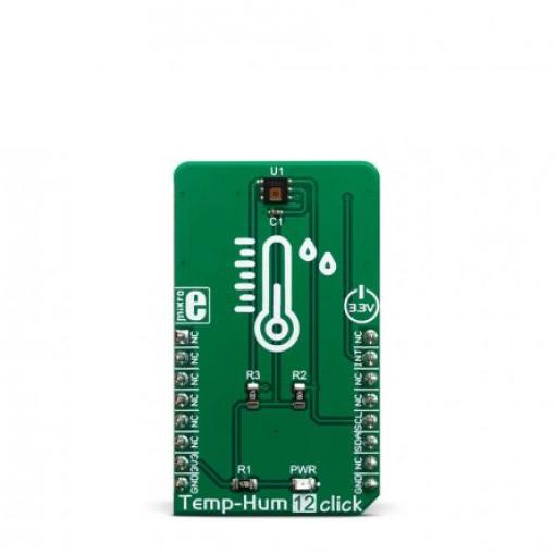 Snímač teploty a vlhkosti for HDC2080 Temp&Hum 12 Click MIKROE-3436, MikroElektronika