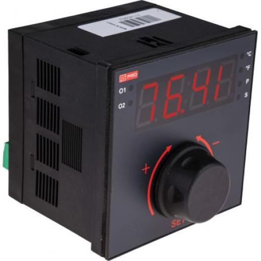 RS PRO PID regulátor teploty, řada: IDM 503 / 505 Panel, 50 °C, 0 °C 1, počet výstupů: 2, výstup: 2 reléové 230V ac, typ