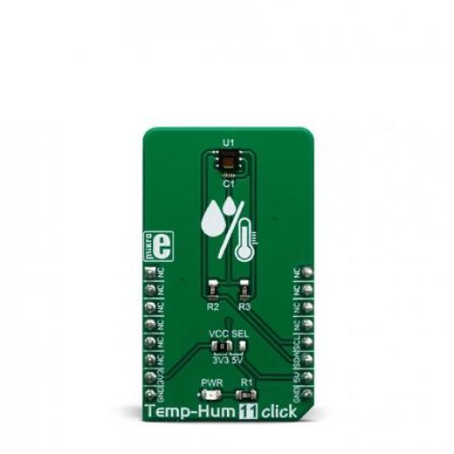 Snímač teploty a vlhkosti for HDC1080 Temp&Hum 11 Click MIKROE-3469, MikroElektronika