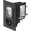 Schurter Konektor IEC C14, C18, orientace těla: Svislé, Montáž do panelu Vnější, 250 V 15A