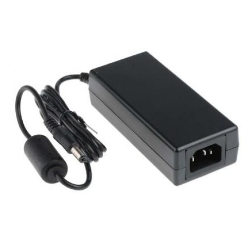 RS PRO Adaptér AC/DC 60 W, výstup: 12V dc, počet výstupů: 1 2.1 x 5.5 x 11 mm Kladný pól na středu C14 5 A Spínaný