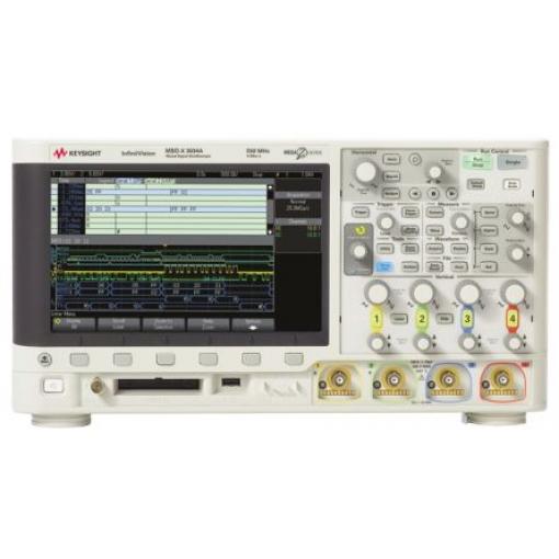 Osciloskop, řada: InfiniiVision 3000A X MSOX3034A Pracovní stůl 350 MHz Keysight Technologies 16 kanálový, ISOCAL