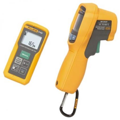Sada teploměrů: kombinovaná 62 MAX+, přesnost: ±3 °C Fluke 414, s DKD kalibrací