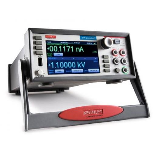 Zdrojový měřič, řada: 2400 2470 1 kanály, rozsah odporu: 2 Ω to 200 MΩ 10 nA to 1 A 200 mV to 1000 V 20W Keithley