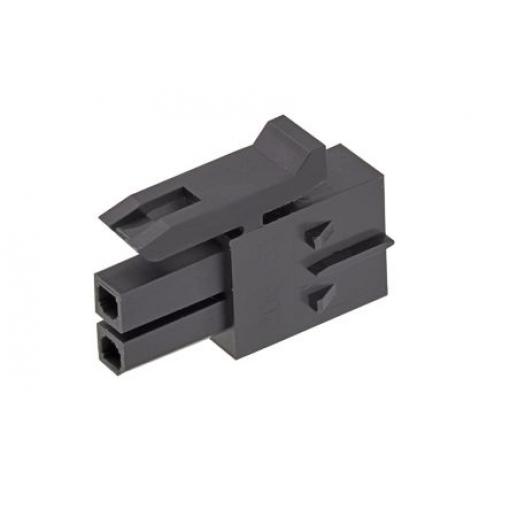 Molex Pouzdro pro konektor PCB, řada: 206461 Vnitřní, rozteč: 3 mm, počet kontaktů: 2, počet řad: 2, orientace těla: