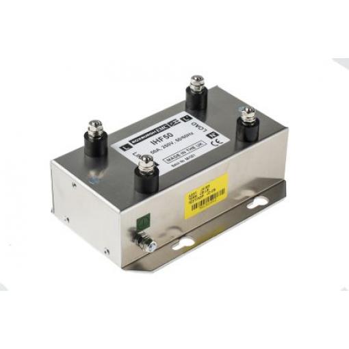 Filtr RFI, řada: IHF, 2.2 mF, 250V ac/dc, 60 Hz, Montáž na přírubu 1.1 mH, 50 A, počet fází: 1, 2.1 mA, Roxburgh EMC, 1,