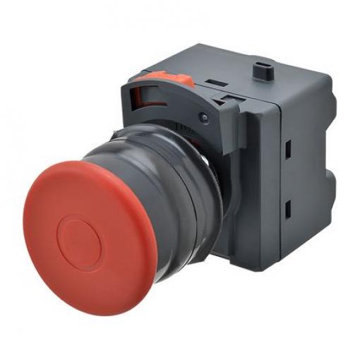 Omron A22NE-PD Uvolnění zatažením Tlačítko nouzového vypínače Montáž do panelu 22 mm 2 NO/2 NC IP69K
