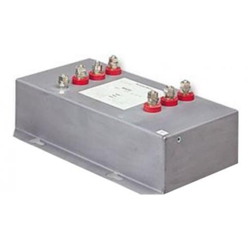 Filtr RFI, řada: MDF, 2.2 μF, 480V ac, 60 Hz, Montáž na přírubu 4.4 mH, Patentka, 25 A, počet fází: 1, 14.5 mA, Roxburgh