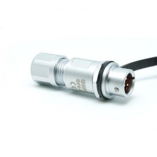 Kulatý konektor, počet kontaktů: 3, Kabel, velikost: 6 mm RS PRO, pohlaví kontaktu: Vnější, orientace těla: Rovný