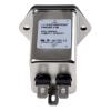 Schaffner Filtr IEC 1A IEC/EN 60939 Vnější, Montáž do panelu 5 x 20 mm, 250 V ac, 0/400 Hz Faston, 85 °C, -25 °C