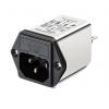 Schaffner Filtr IEC 2A IEC/EN 60939 Vnější, Montáž do panelu 5 x 20 mm, 250 V ac, 0/400 Hz Faston, 85 °C 2, -25 °C