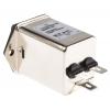 Schaffner Filtr IEC 2A IEC/EN 60939 Vnější, Montáž do panelu 5 x 20 mm, 250 V ac, 0/400 Hz Faston, 85 °C 2, -25 °C