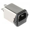 Schaffner Filtr IEC 4A C14 Vnější, Montáž do panelu 5 x 20 mm, 250 V ac, 0/400 Hz Faston, 85 °C 2, -25 °C