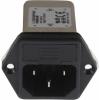 Schaffner Filtr IEC 6A IEC/EN 60939 Vnější, Montáž do panelu 5 x 20 mm, 250 V ac, 0/400 Hz Faston, 85 °C 2, -25 °C