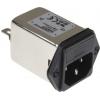 Schaffner Filtr IEC 6A IEC/EN 60939 Vnější, Montáž do panelu 5 x 20 mm, 250 V ac, 0/400 Hz Faston, 85 °C 2, -25 °C