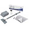 Vikan Mop a násada, 605 mm, Šedá, Easyshine Kit