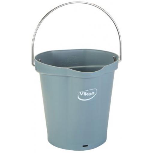 Vikan Kbelík 6L Plastové, Šedá Ano