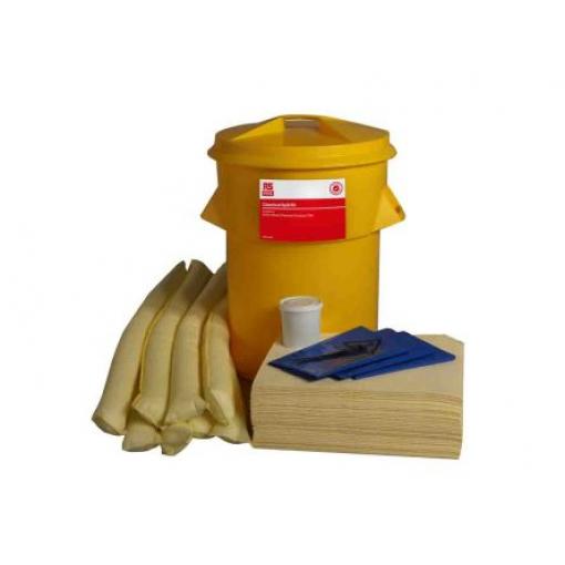 Sada na rozlité kapaliny 84 L, obsah sady: 1 x Dubový tmel, 5 x Haz, 50 x polštářek, 7 x 1,2 m stélka pro Chemikálie RS