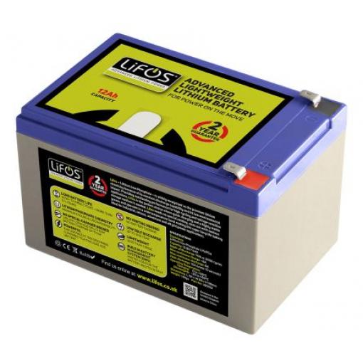 Nabíjecí baterie LB0012 12.8 V Lithium-fosfát 12 Ah LIFOS